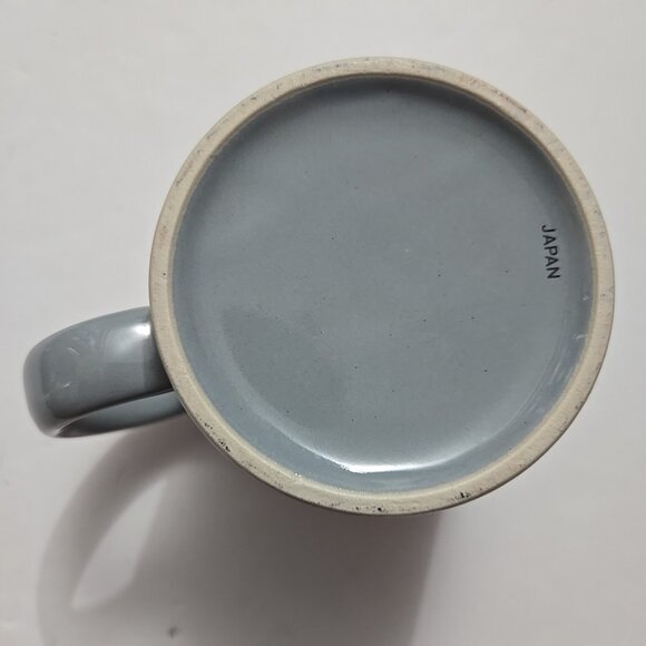 Vintage UNISYS Logistics Engineering Coffee Mug Cross Hairs Gray Made in Japan - Picture 3 of 4